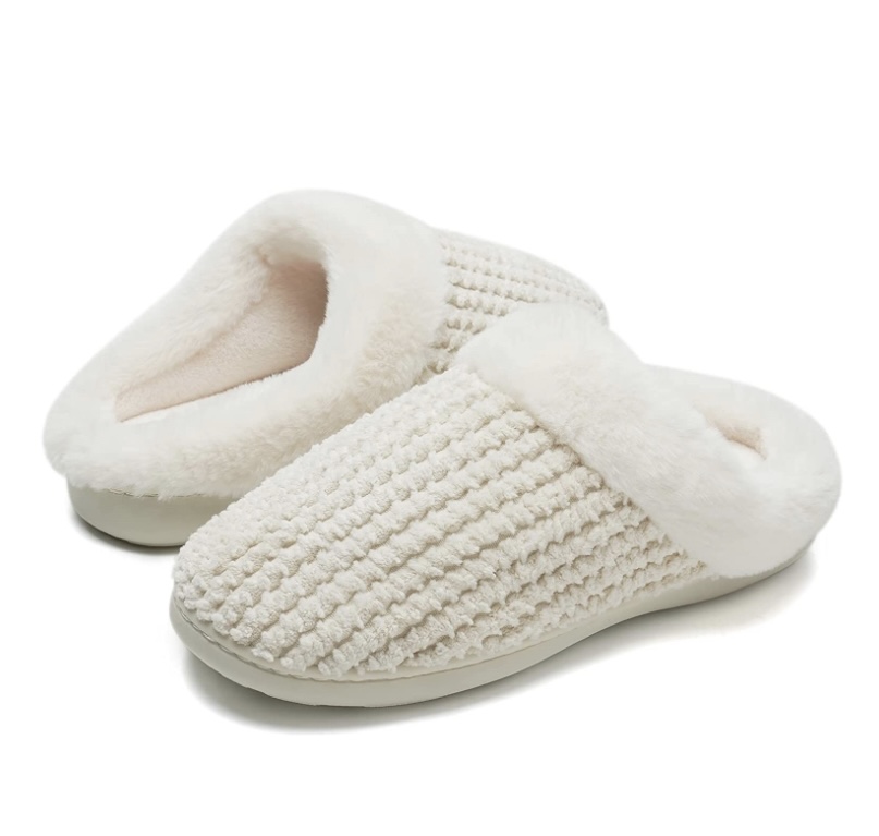 memory foam knitted slippers