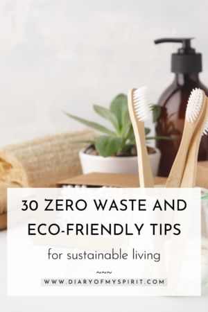 30 zero waste and eco friendly tips for sustainable living