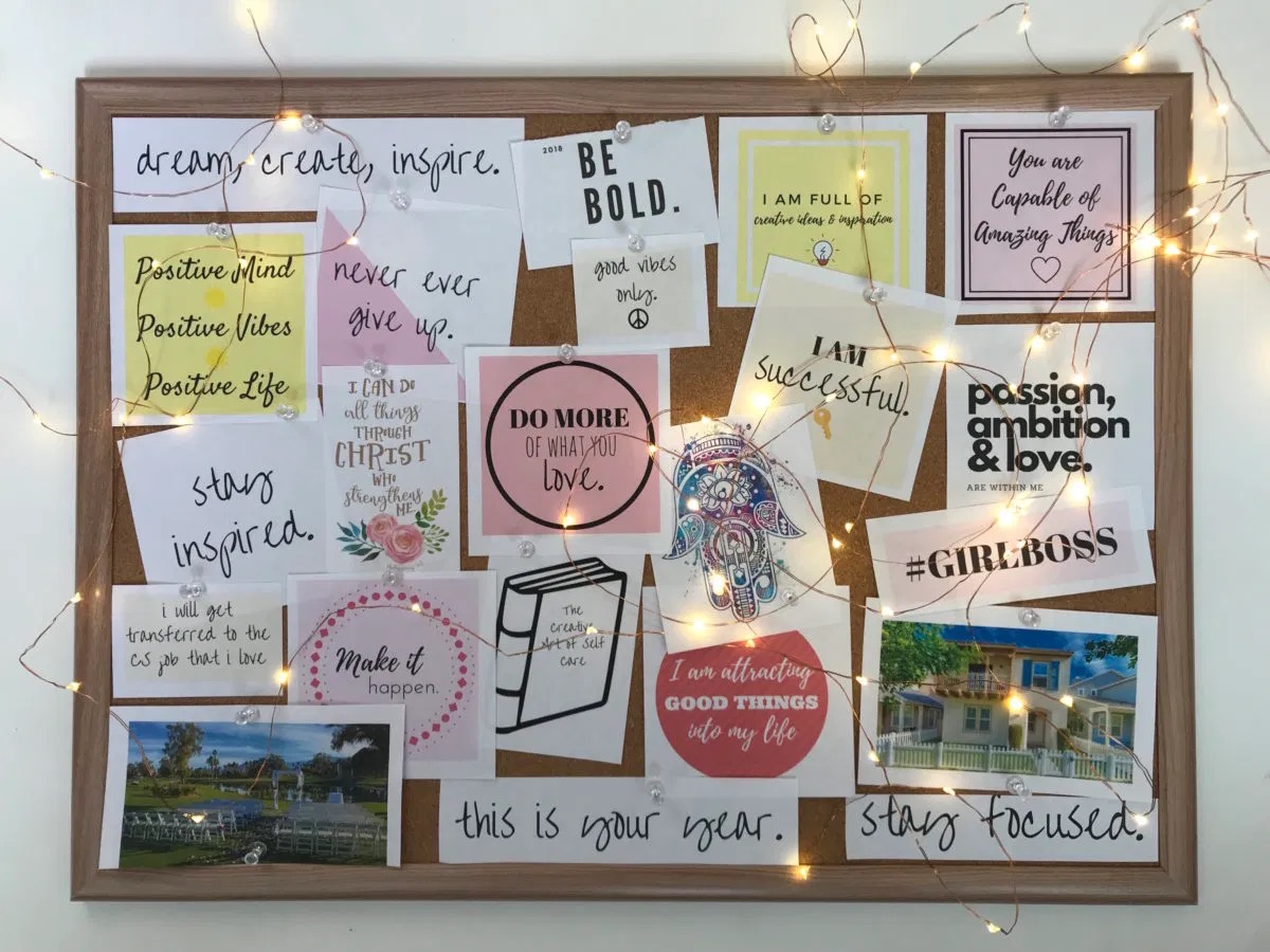 How to Create a Meaningful Vision Board for your Goals and Dreams - Passion  Writes Life