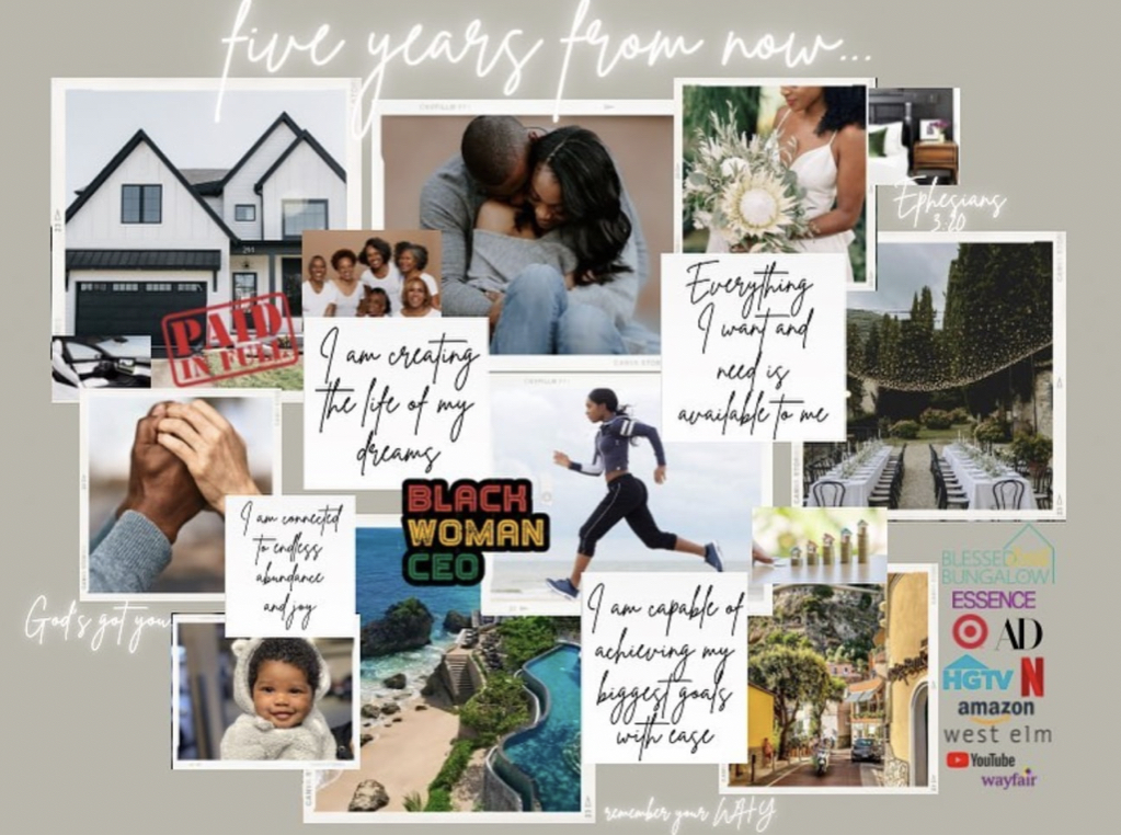 5 Vision Board Ideas, Design Inspiration