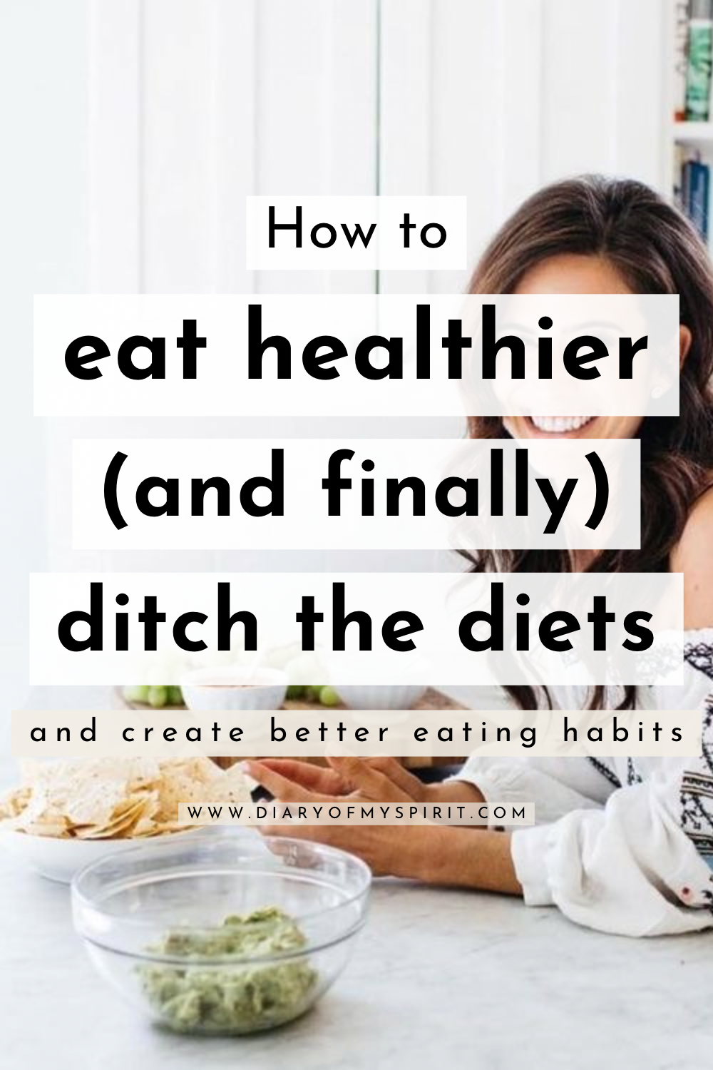 How to eat healthy without dieting. How to be healthier. How to make healthy choices. how to be healthy. how to be healthier. how to eat healthily. healthy tips for eating. healthy choices. healthy habits. woman eating healthy. healthy lifestyle