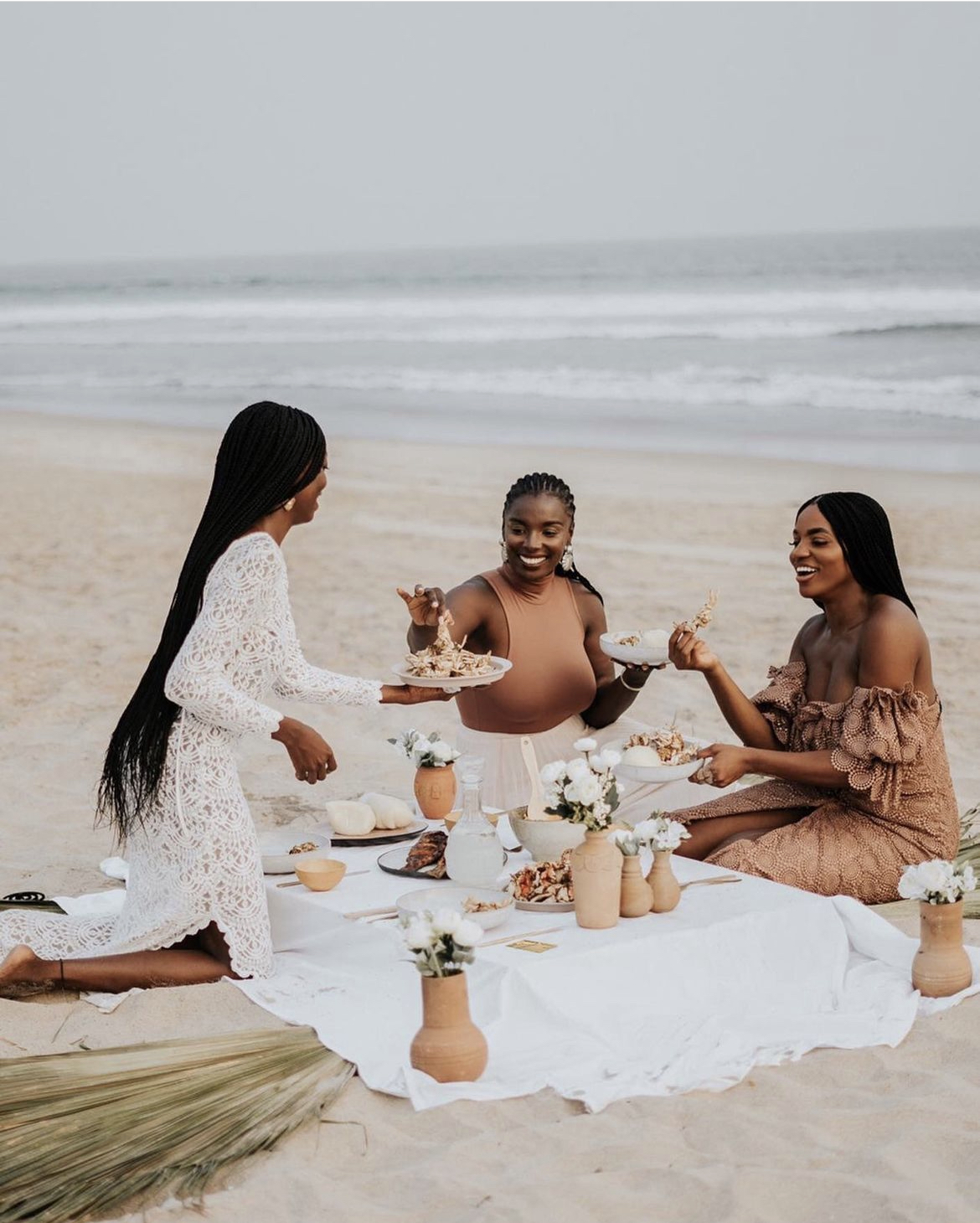 black girls having a picnic on the beach. friends having a picnic on the beach. summer inspiration. summer bucket list ideas. Fun things to do this summer. things to do in summer. things to do in the summer. things to do for summer. summer bucket lists. summer activities. activity summer. activities this summer. bucket lists for summer. bucket lists for the summer. bucket list ideas for summer. ideas for summer bucket list.