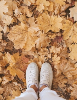 shoes in autumn leaves. fall bucket list. autumn bucket list. things do in fall. things to do this fall. things to do in autumn. autumn activities. fall activities. fall ideas. autumn ideas. fall to do list. autumn to do list. activities in fall