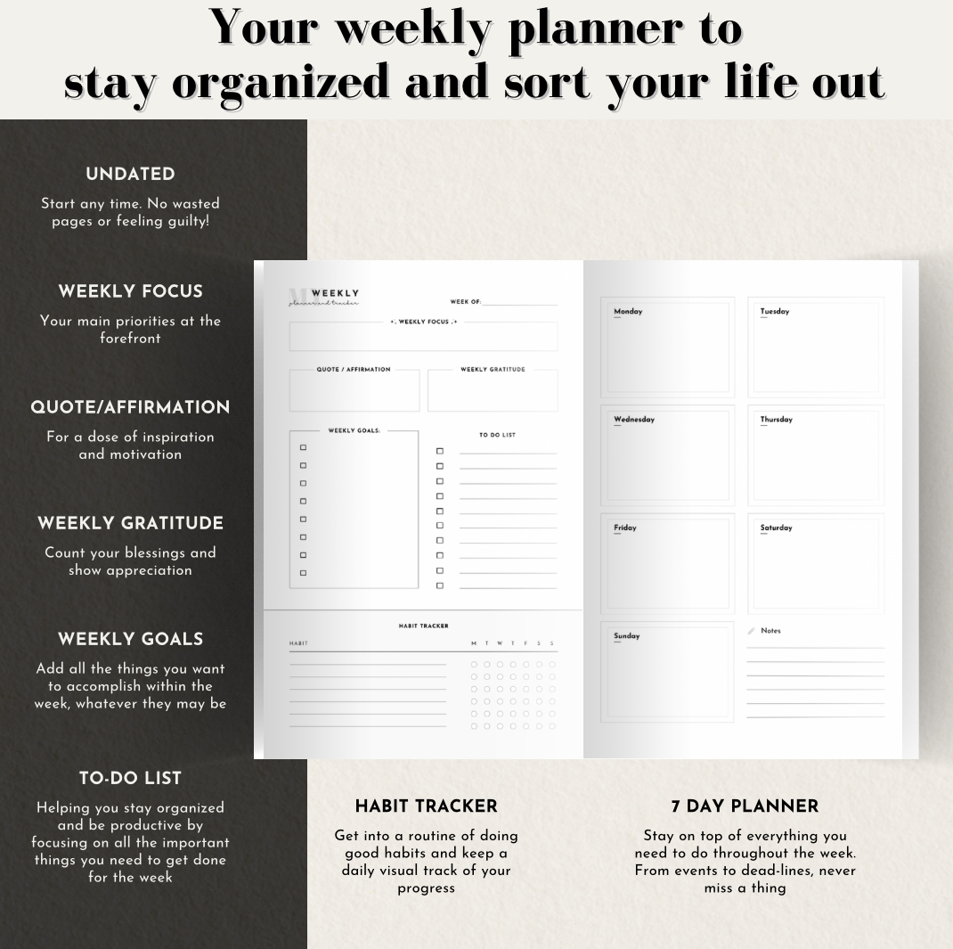 My planner to sort my life out on Amazon by diary of my spirit