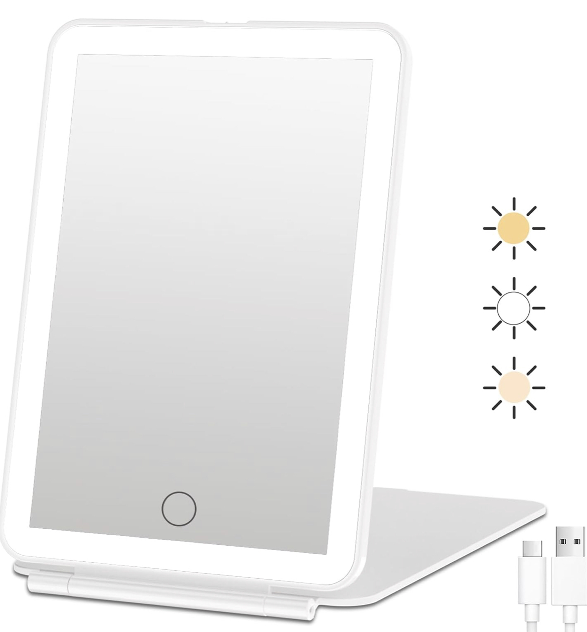 Portable lighted beauty mirror on amazon. Best friend gifts. Gift ideas for best friend. BFF gift ideas. Bestie gift ideas. Gift Ideas for a special friend. Gift ideas for sister. Gift ideas for female best friends. Presents for best friend. Unique best friend gifts. Meaningful gift ideas. Thoughtful presents