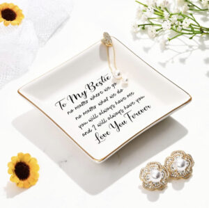 To my bestie best friend ring dish on amazon. Best friend gifts. Gift ideas for best friend. BFF gift ideas. Bestie gift ideas. Gift Ideas for a special friend. Gift ideas for sister. Gift ideas for female best friends. Presents for best friend. Unique best friend gifts. Meaningful gift ideas. Thoughtful presents