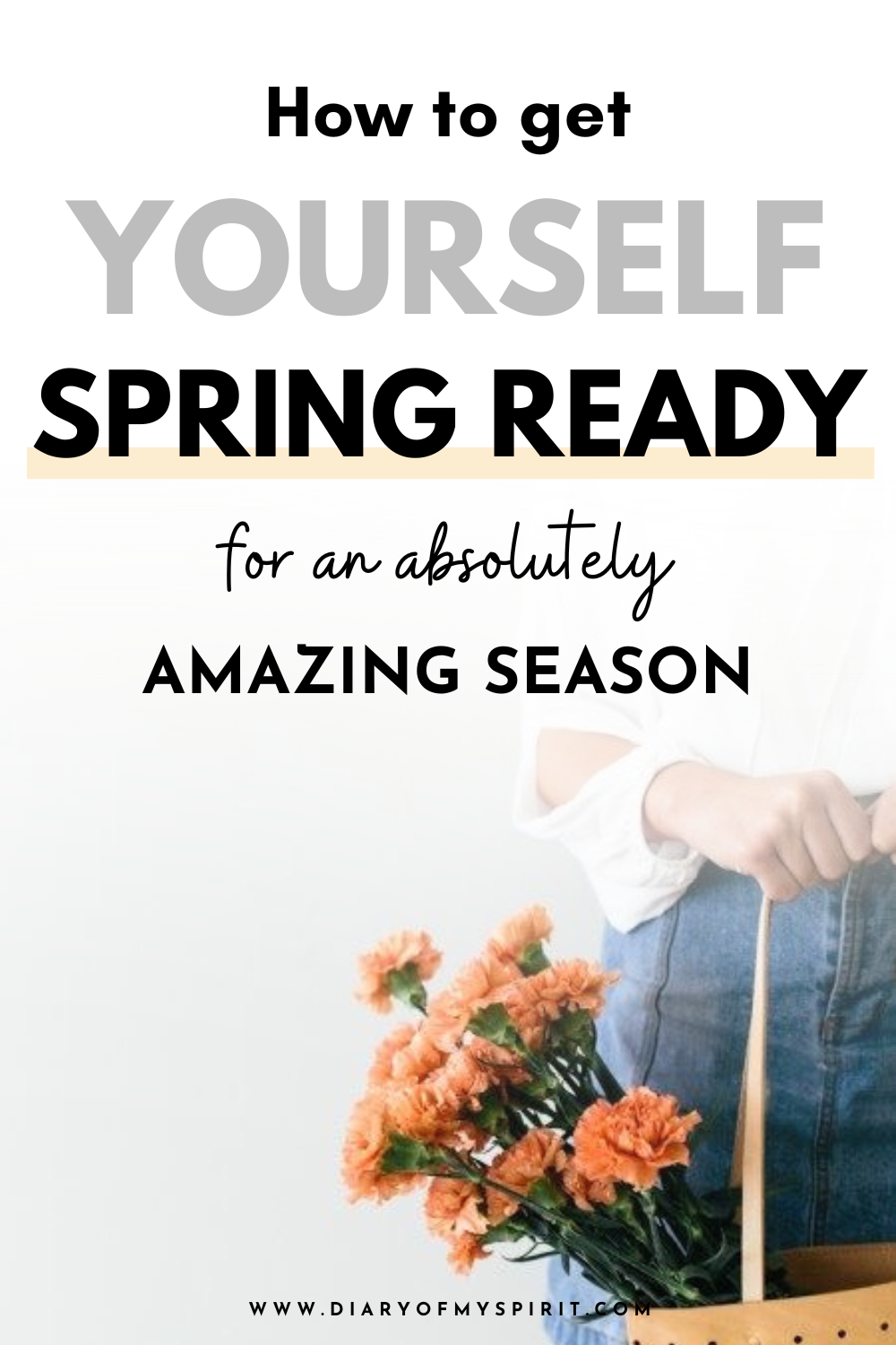 how to get yourself ready for spring. spring ready. refresh for spring. how to welcome in spring.