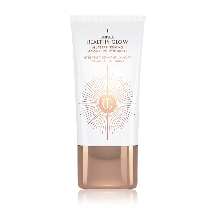 summer self-care essentials for health and wellness. summer essentials for wellness. best summer wellness items and products. Charlotte Tilbury Healthy Glow Tinted Moisturiser