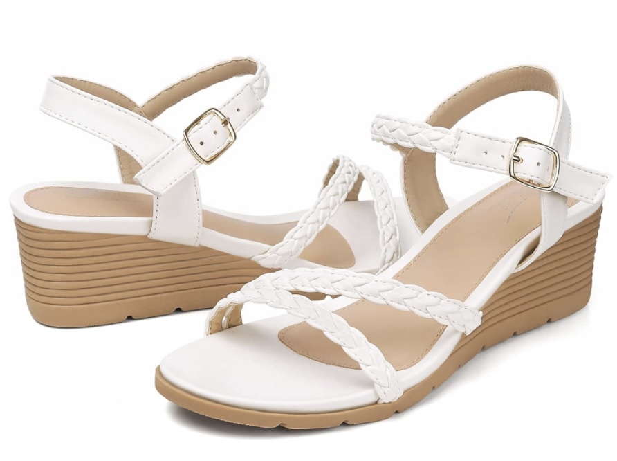 shibever low wedge sandals. best ladies summer sandals. cute summer sandals. summer flats for any occasion. summer wedges. comfortable, comfy summer sandals. For beach. summer wedding flats