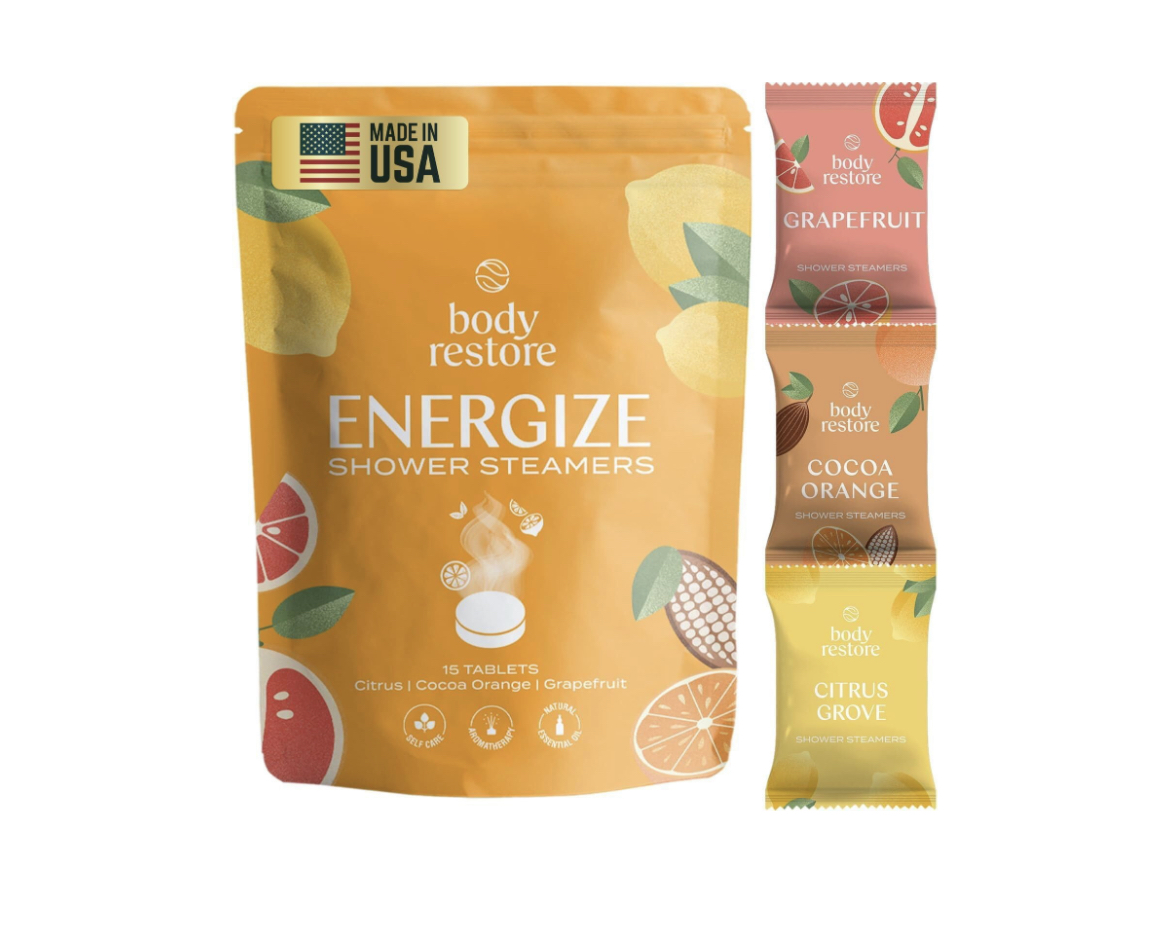 summer self-care essentials for health and wellness. summer essentials for wellness. best summer wellness items and products. Body restore shower steamers for wellness.