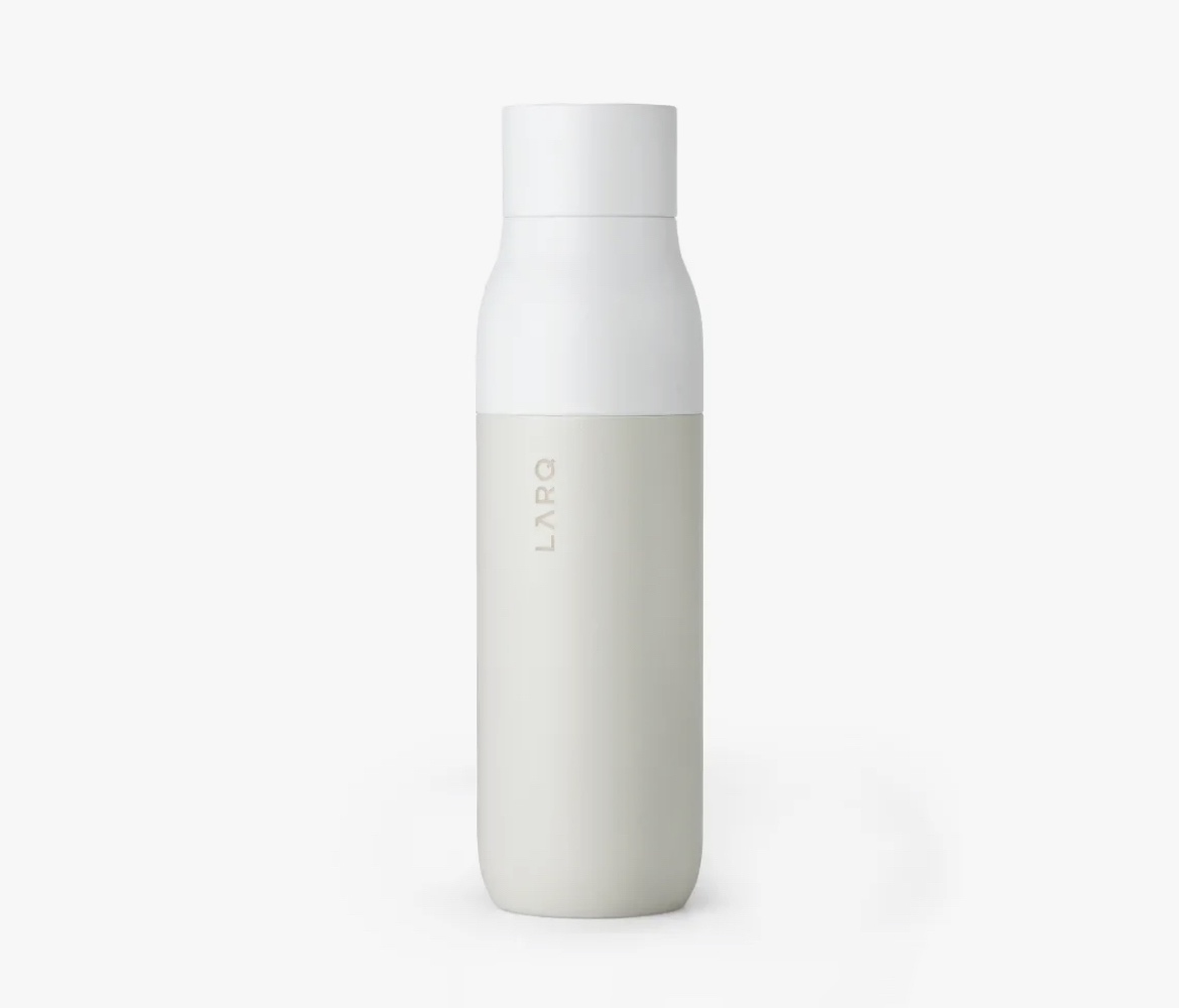 self cleaning and self purifying LARQ pure vis water bottle for hydration.